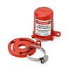 Bloqueo de válvula de enchufe de polipropileno duradero rojo compacto