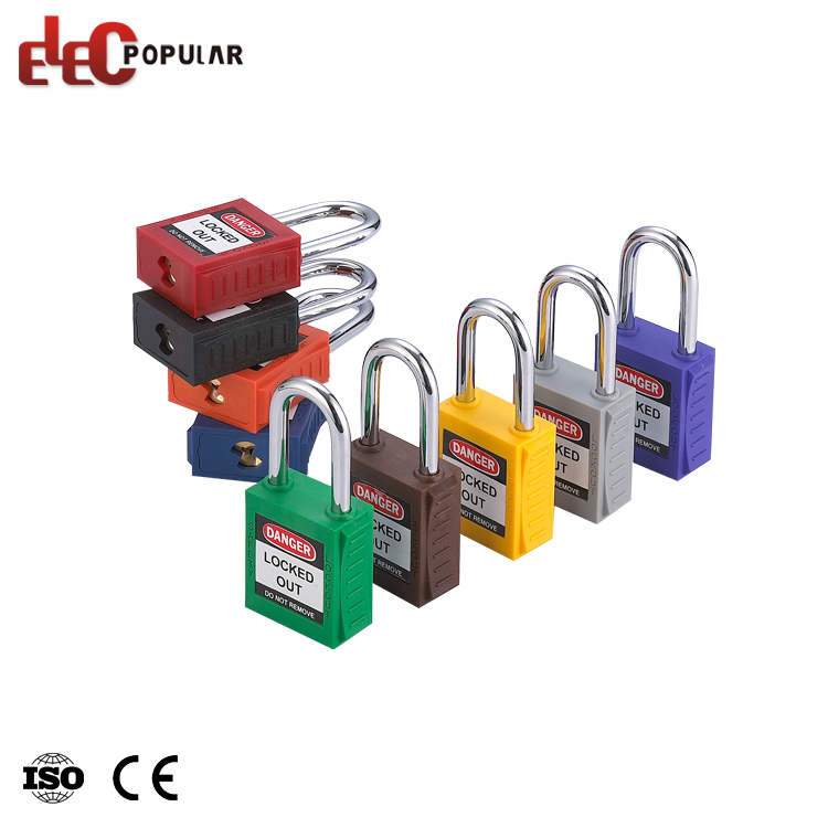 Top Security Steel Chapado Chromium Shackle Plástico Candados Candlocks Canda