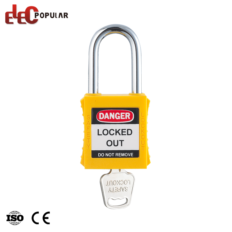 Top Security Steel Chapado Chromium Shackle Plástico Candados Candlocks Canda