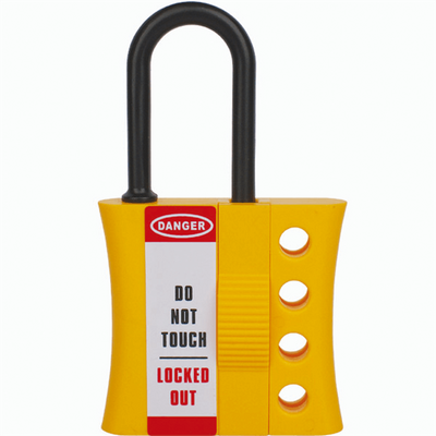 Nylon no conductor amarillo 4pcs Aislamiento de bloqueo de aislamiento